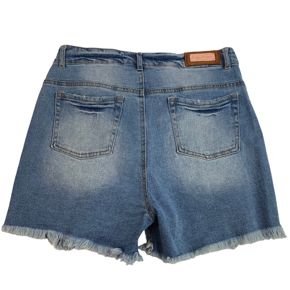 Indigo Saint Premium Denim Women’s Shorts Size 4, Waist 27 - Picture 2 of 9